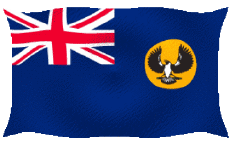 Banderas Oceanía Australia South Australia Ondulación 