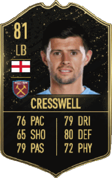 Multimedia Videospiele F I F A - Karten Spieler England Aaron Cresswell 