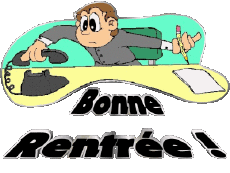 Mensajes Francés Bonne Rentrée Fondo transparente 08 