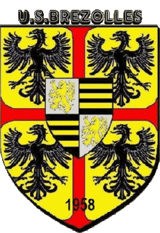 Sports FootBall Club France Logo Centre-Val de Loire 28 - Eure-et-Loir US Brezolles 