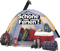 Mensajes Alemán Schöne Ferien Fondo transparente 33 