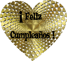 Mensajes Español Feliz Cumpleaños Corazón 010 