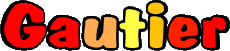 Nombre MASCULINO - Francia G Gautier 