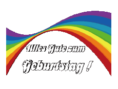 Messagi Tedesco Alles Gute zum Geburtstag Zusammenfassung - geometrisch Sfondo trasparente 021 