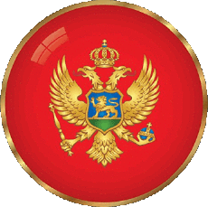 Drapeaux Europe Monténégro Rond 