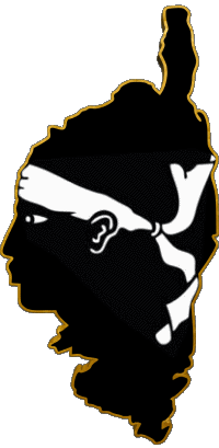 Flags France Regions Corsica Map 