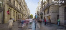 Humour - Fun Lieux -  TimeLapse Espagne - Barcelone 