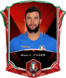 Sport Rugby - Spieler Italien Marco Fuser 