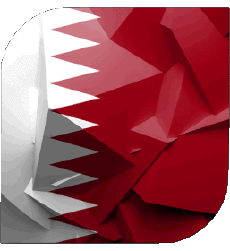 Drapeaux Asie Qatar Carré 