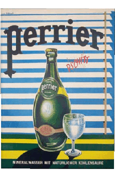 Humor -  Fun Retro posters - Brands Perrier 