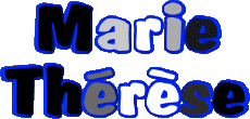 Nombre FEMENINO - Francia M Compuesto Marie Thérèse 