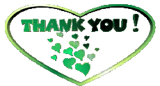Messagi Inglese Thank You Cuore 