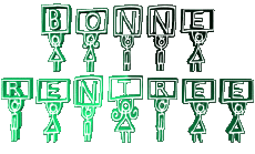 Messages Français Bonne Rentrée Fond Transparent 10 