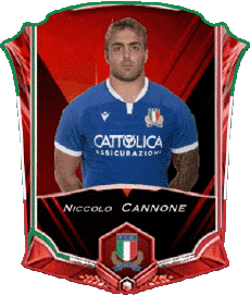 Sports Rugby - Joueurs Italie Niccolo Cannone 
