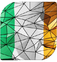 Bandiere Europa Irlanda Quadrato 