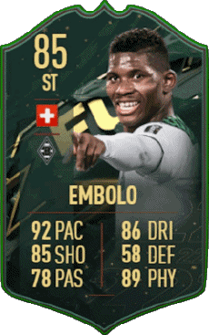 Multi Media Video Games F I F A - Card Players Switzerland Breel Embolo 