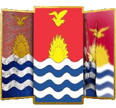 Flags Oceania Kiribati Various 