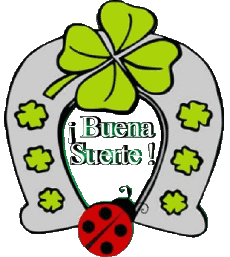 Messages Spanish Buena Suerte Transparent Background 05 