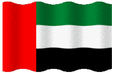 Drapeaux Asie Emirats Arabes Unis Ondulation 