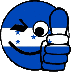 Banderas América Honduras Smiley - OK 