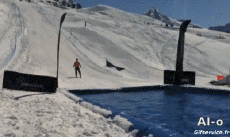Humor -  Fun Sport Ski Water Slide Fun Win 
