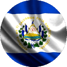 Bandiere America Salvador Tondo 