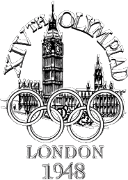 1948-Sport Olympische Spiele Geschichte Logo 1948