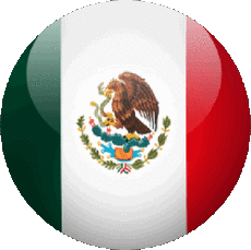 Bandiere America Messico Tondo 