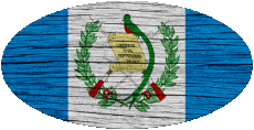 Banderas América Guatemala Oval 