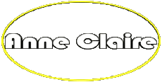 Nome FEMMINILE - Francia A Composto Anne Claire 