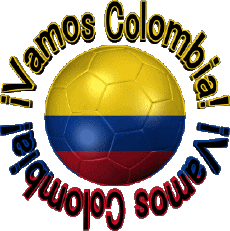 Messages Espagnol Vamos Colombia Fútbol 