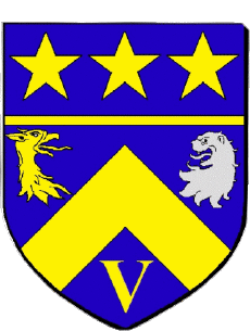 Blasón-Banderas Francia Departamentos - Ciudades 69 VAUGNERAY Blasón