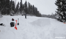 Humor -  Fun Sports SnowBoard Free Style Gamelle Fail 