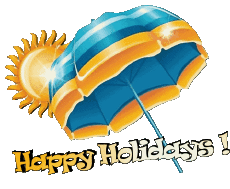 Messages Anglais Happy Holidays Fond Transparent 07 