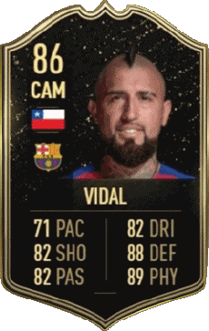 Multi Media Video Games F I F A - Card Players Chile Arturo Vidal 