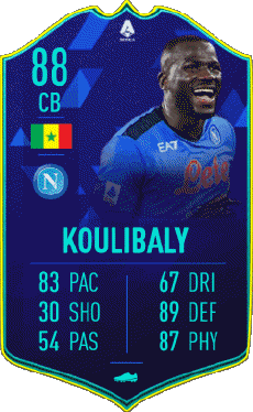Multi Media Video Games F I F A - Card Players Senegal Kalidou Koulibaly 