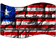 Banderas África Liberia Rectángulo 