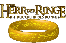 Multi Média Cinéma International Le Seigneur des Anneaux Le Retour du roi Logo Allemand 