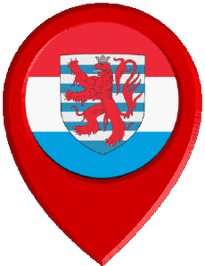 Drapeaux Europe Luxembourg Epingle de Localisation 