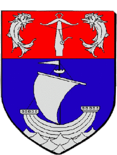 Blasone-Bandiere Francia Dipartimenti - Città 92 VILLENEUVE LA GARENNE Blasone