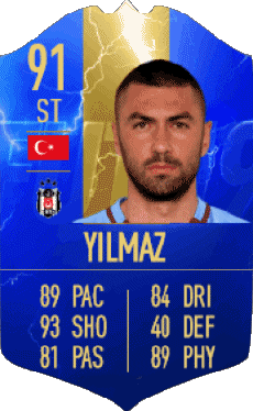 Multimedia Videospiele F I F A - Karten Spieler Türkei Burak Yilmaz 