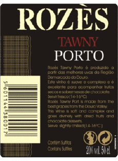 Tawny-Drinks Porto Rozès 