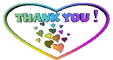 Messagi Inglese Thank You Cuore 