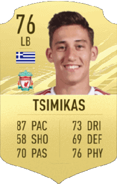 Multimedia Videogiochi F I F A - Giocatori carte Grecia Konstantinos Tsimikas 