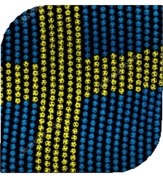 Flags Europe Sweden Square 