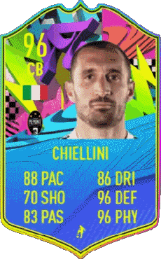 Multimedia Videogiochi F I F A - Giocatori carte Italia Giorgio Chiellini 