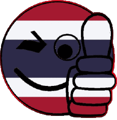 Bandiere Asia Thailandia Faccina - OK 