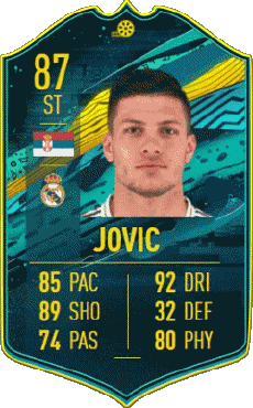 Multi Média Jeux Vidéo F I F A - Joueurs Cartes Serbie Luka Jovic 