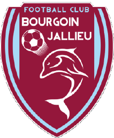 Sports FootBall Club France Logo Auvergne - Rhône Alpes 38 - Isère Bourgoin-Jallieu FC 