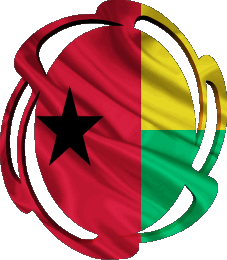 Drapeaux Afrique Guinée Bissau Forme 01 